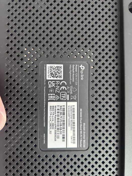Tplink Archer BE230 рутер WiFi7 Be230