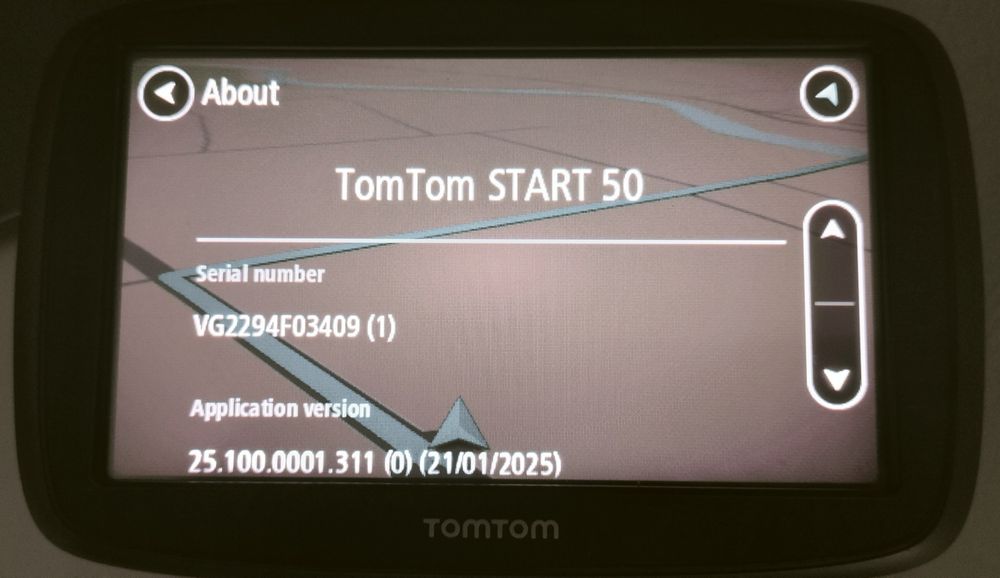 TomTom start 50 truck