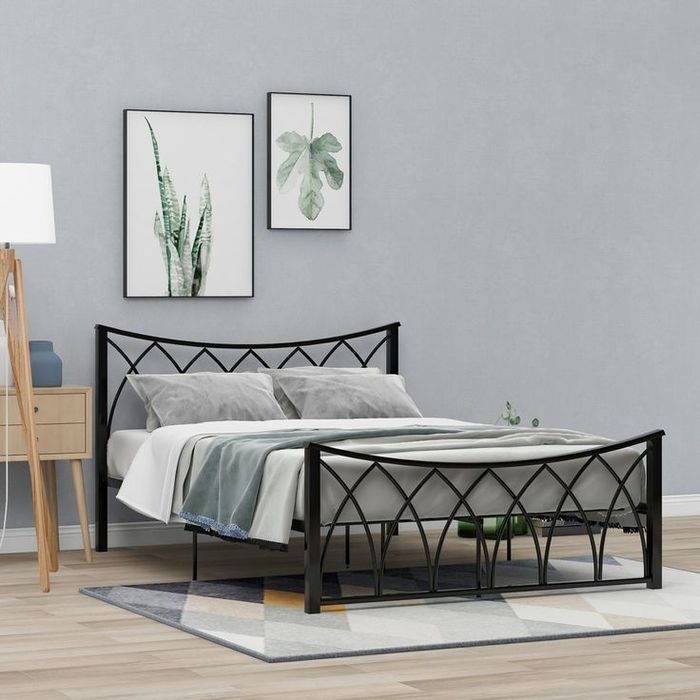 Двуспальная  кровать Loft krovat темир крават metal kalavat Лофт