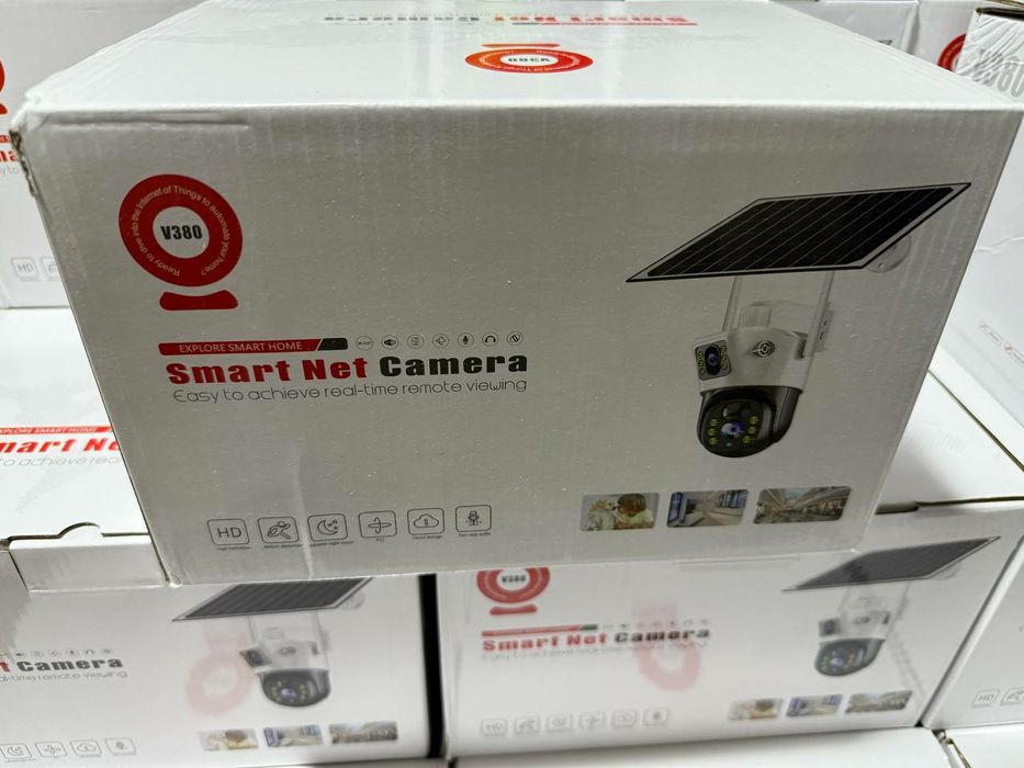 БЕПУЛ Доставка, Қуёш Панелли сим картали 4G Камера V380 pro , camera