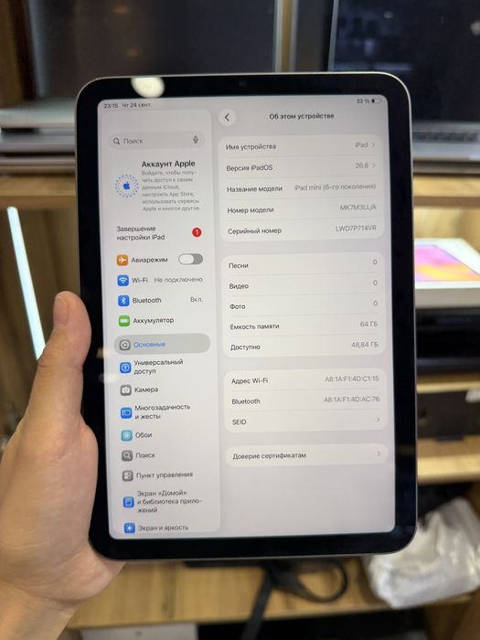 iPad mini6 64GB 93%
