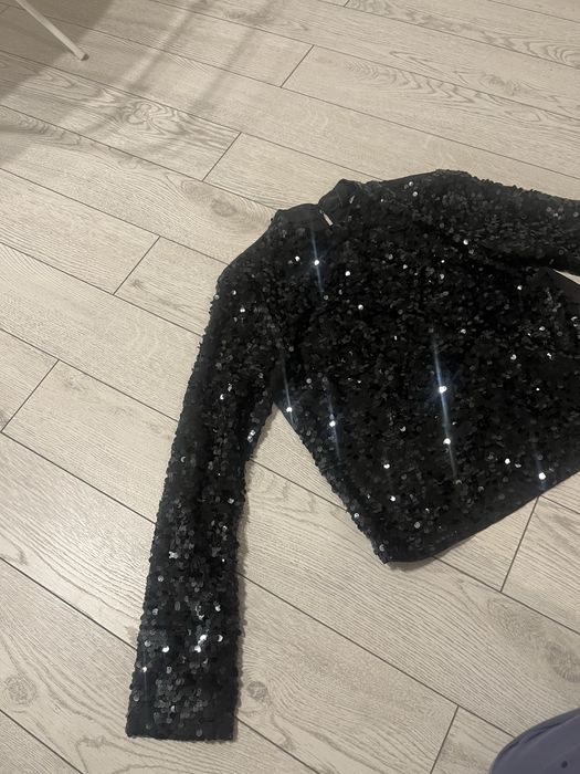 Блуза с пайети H&M