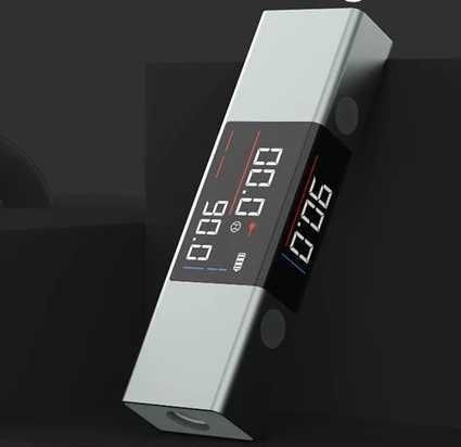 nivela boloboc cumpănă digitala cu dubla afișaj și laser cu acumulator