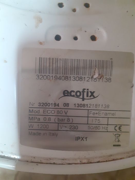 Boiler funcționează mare în Italia