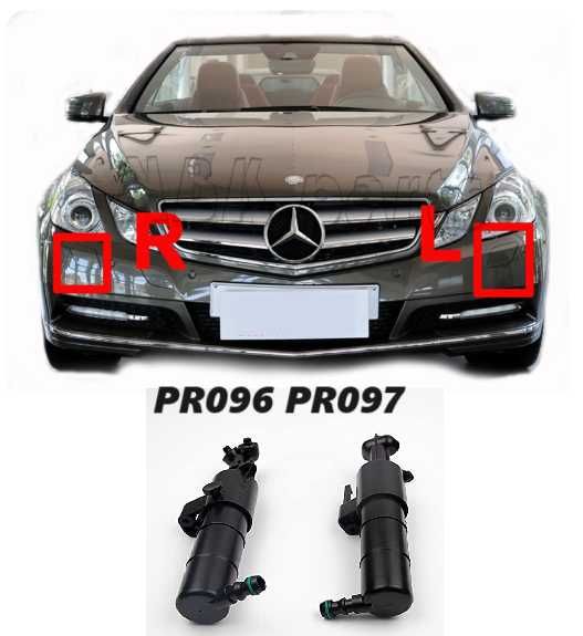 Пръскалка фарове W207 Mercedes Benz 220CDI 320CDI дизел бензин газ фар