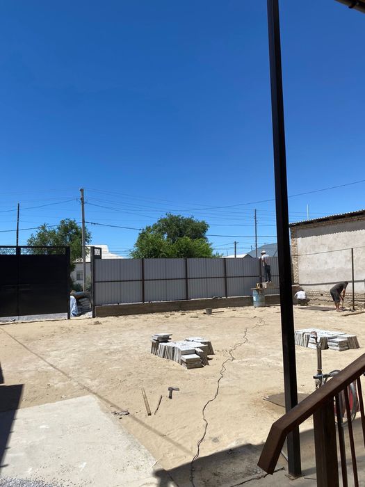 Забор с фундаментом