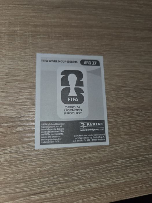 Panini world Cup 2026 Cristiano Ronaldo extra stiker bronz (schimb)
