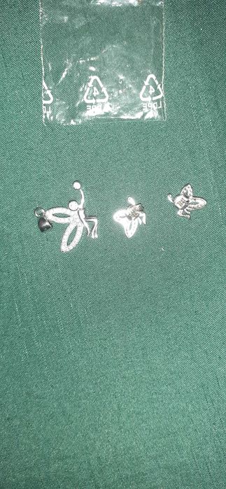 Set argint pandant si cercei zane