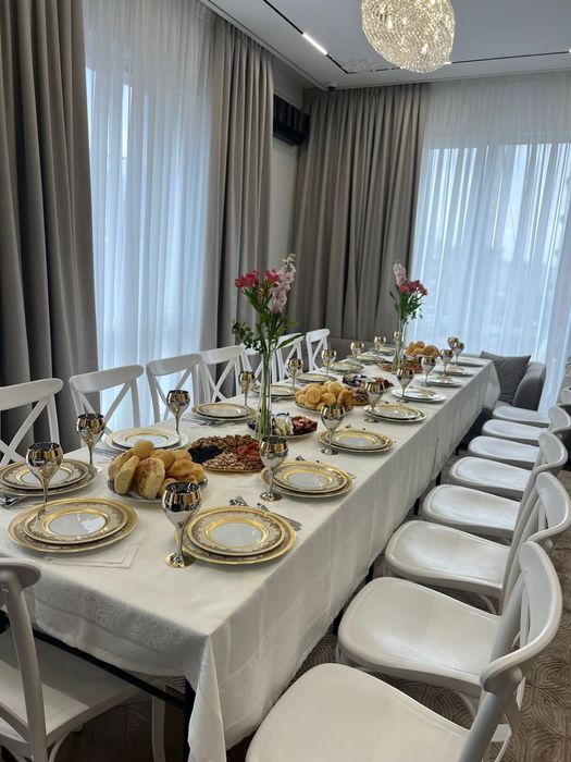 Прокат аренда стол, стулья, посуда