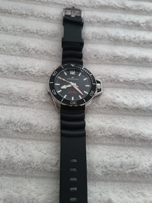 Ceas automatic Hamilton Khaki Navy Frogman, aproape nou, cumpărat anul acesta