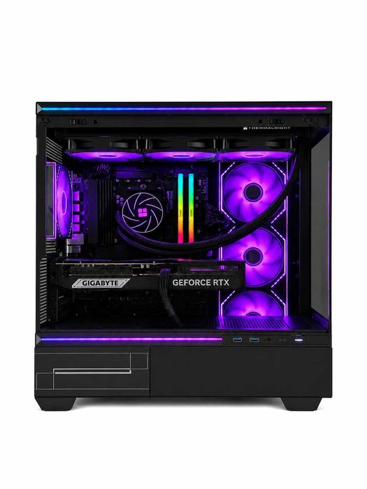 Чисто нов! RTX 5080, Ryzen 7 9800X3D, 32 GB RAM Геймърски компютър!