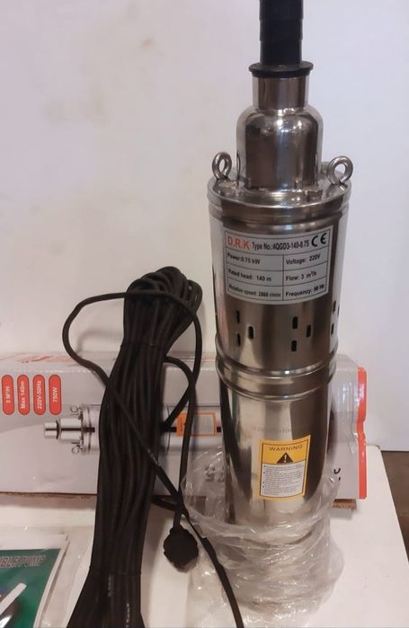 Pompa submersibila DRK 0.75 kw 3 m/h  tehnologie italy