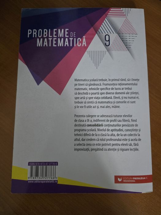 Culegeri matematica liceu