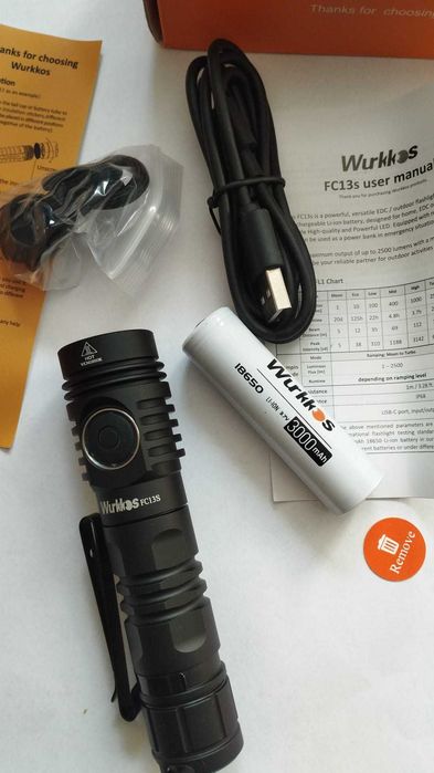 Wurkkos FC13s cu XHP50.2