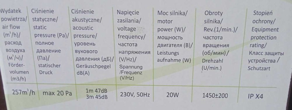 Вентилатор за баня airRoxy pRim 150S [150mm], 47 dB, 20 W, 257 m3/h