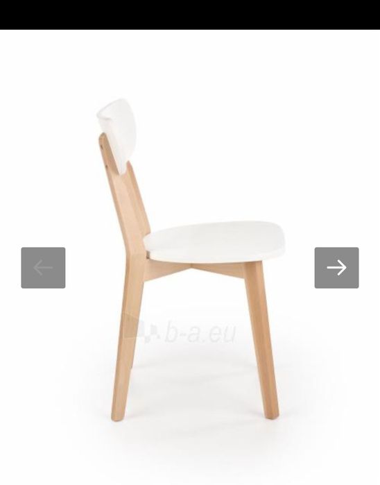 Комплект трапезни столове  Jysk масивно дърво 6+1