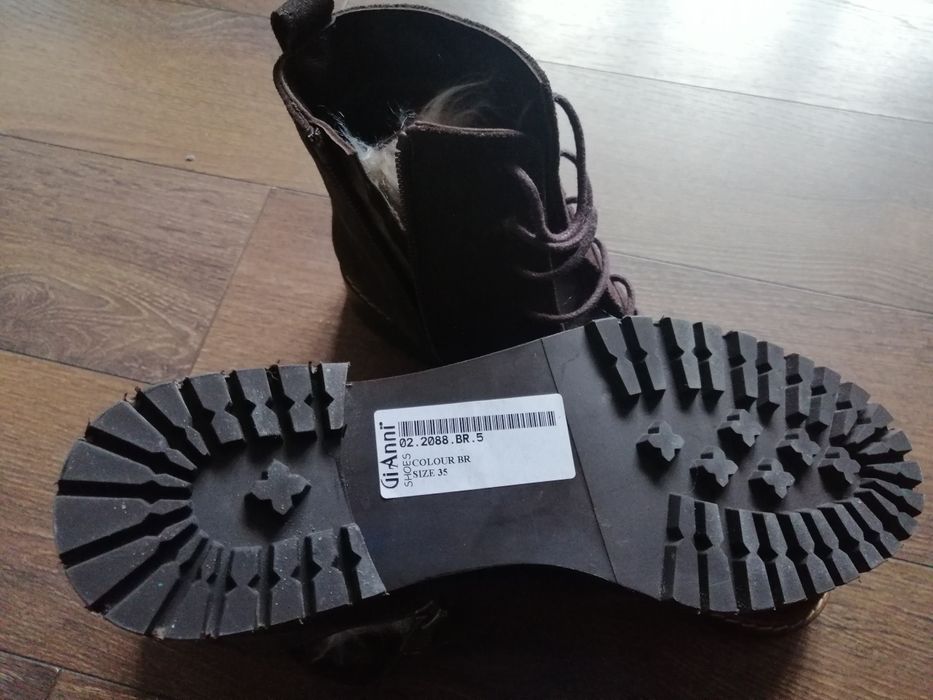 Дамски боти от естествен велур GiAnni