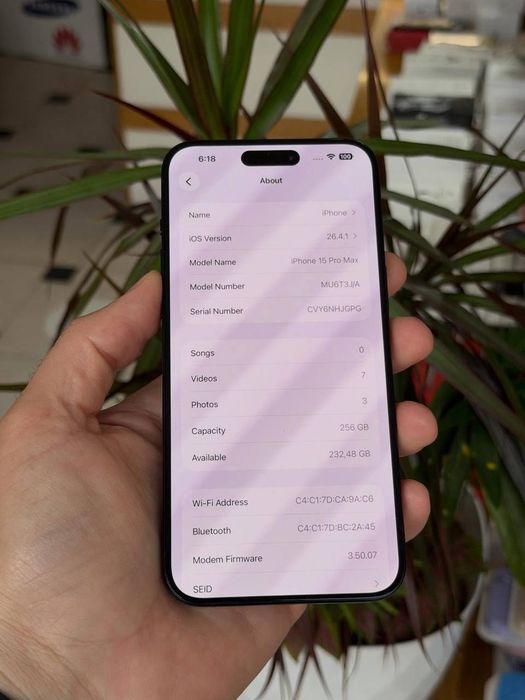 iPhone 15 Pro Max 256gb Blue Titanium