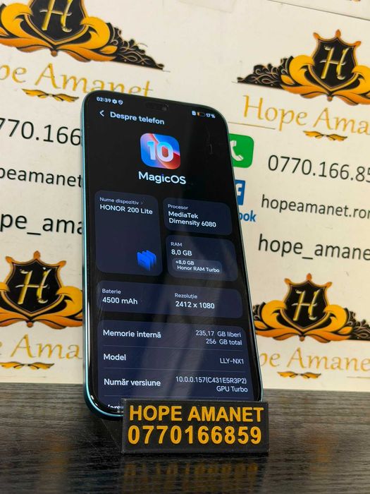 Hope Amanet P10/HONOR 200 LITE