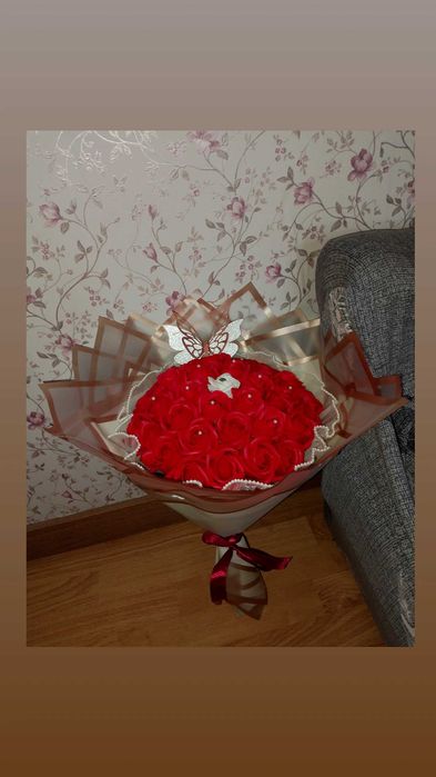 Buchete din trandafiri de săpun