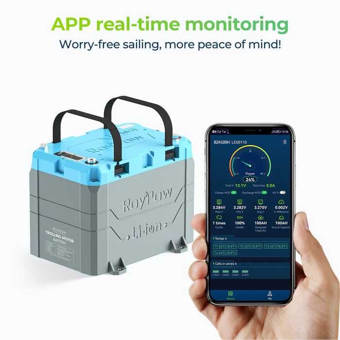 ROYPOW - Acumulatori Premium Lifepo4 12 V 200 AH