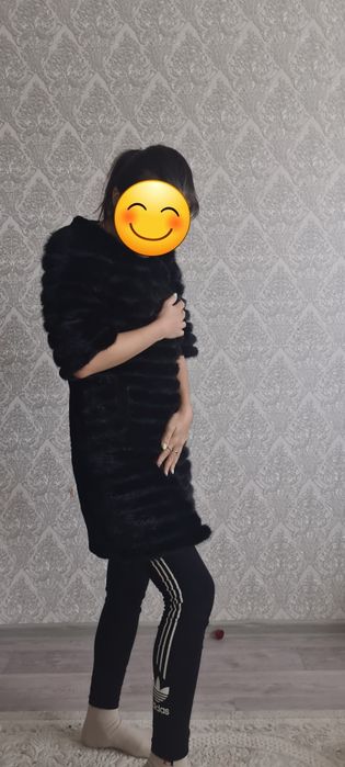 Шуба норка мутон