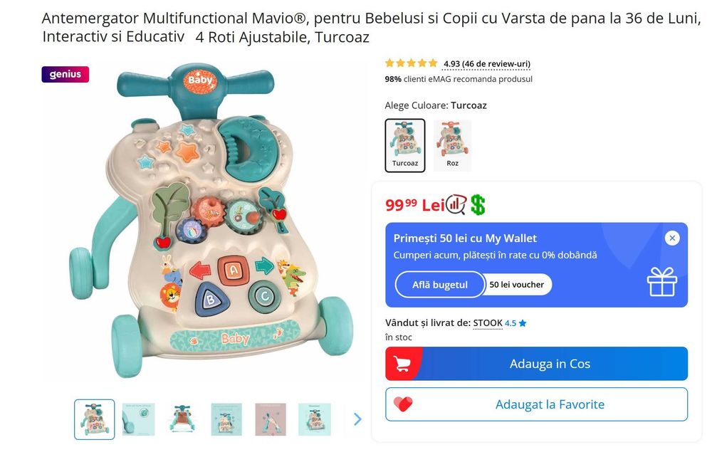 Antemergator Multifunctional Mavio, primii pasi