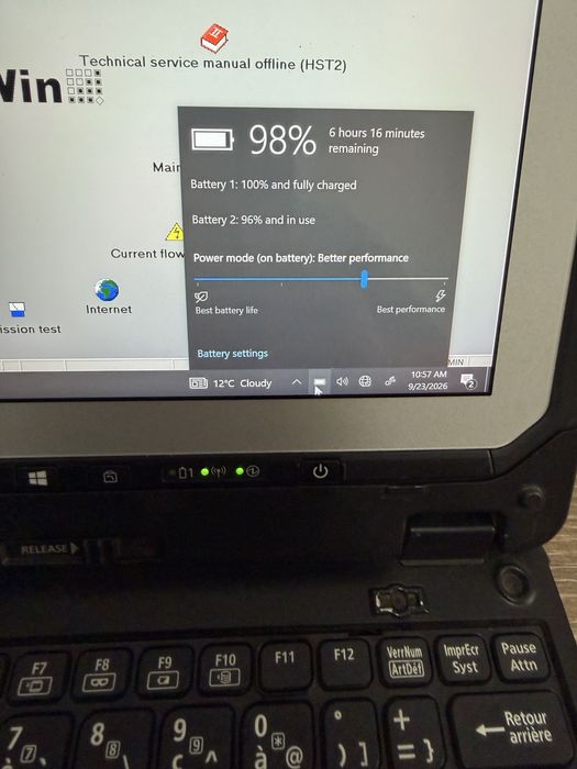 Tester/Diagnoza VNCI 6154A+Laptop Panasonic CF-20 cu Odis S25+E19+Elsawin 6.0