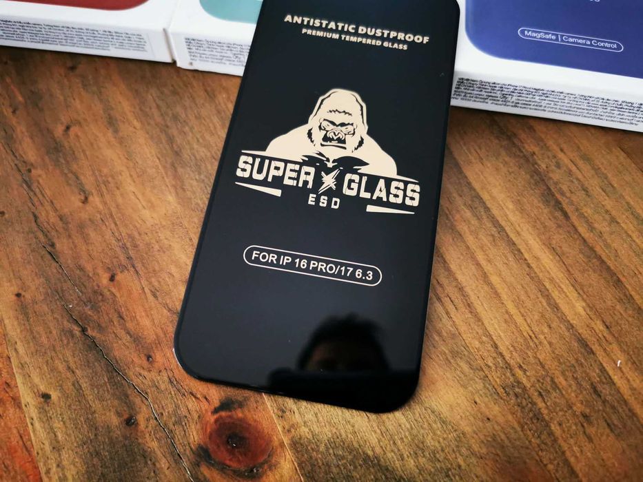 Husa silicon Magsafe + folie sticla ecran Iphone 17 / Air / Pro / MAx