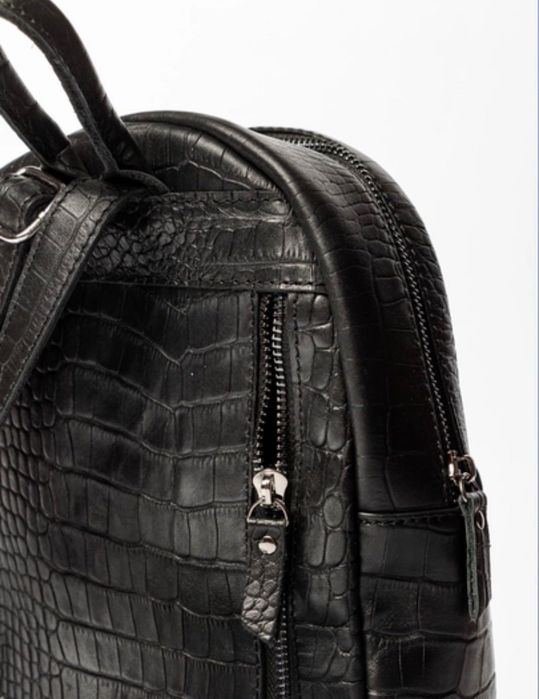 женский рюкзак из натуральной кожи Black Gator