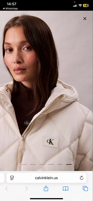 Куртка Calvin Klein белый