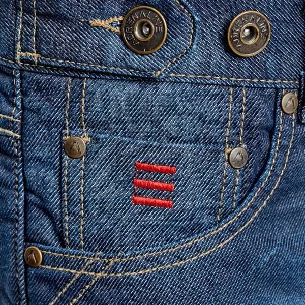 ТОП ЦЕНА Мото Дънки за мотор ADRENALINE ROCK BLUE,протектори