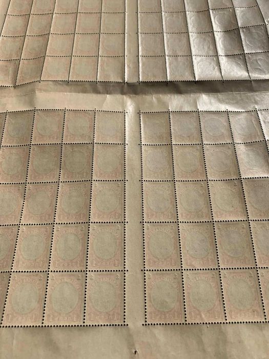 Стари марки Фердинанд-1905(без кука)лист-първа гума