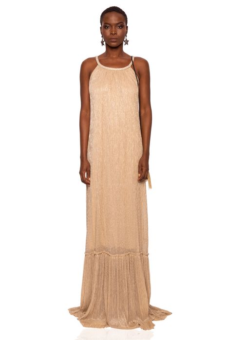 Nissa Rochie Maxi lunga auriu