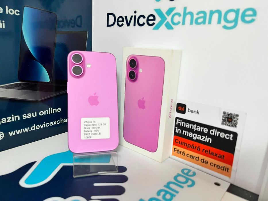 iPhone 16 Pink 128GB 90% * Garantie *Buy Back * deviceXchange