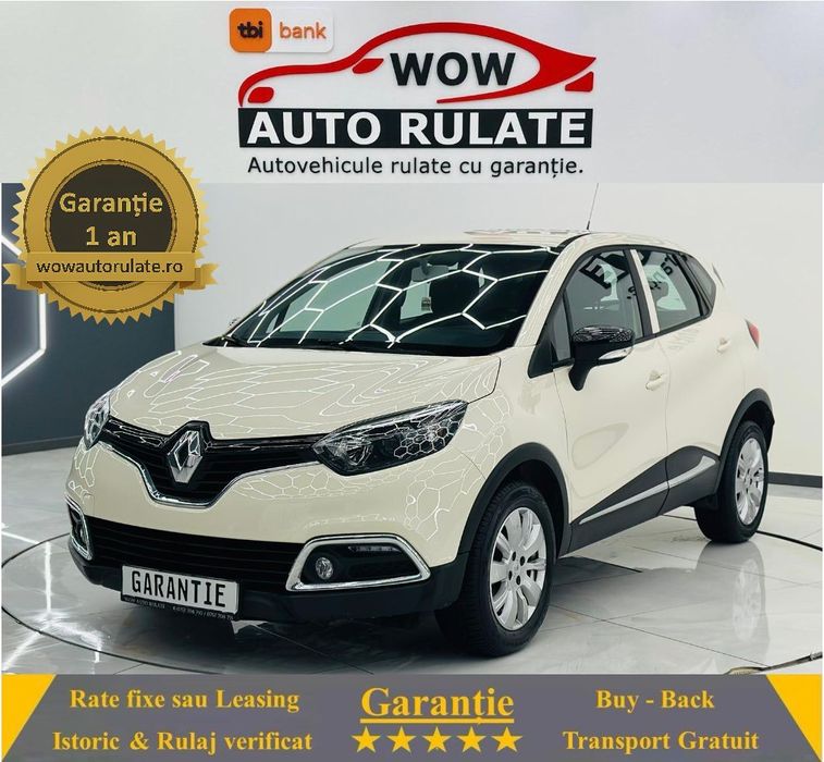 Renault Captur 2016 0.9i E6 Garantie 12 Luni Rate Avan 0 Doar Cu Buletinul
