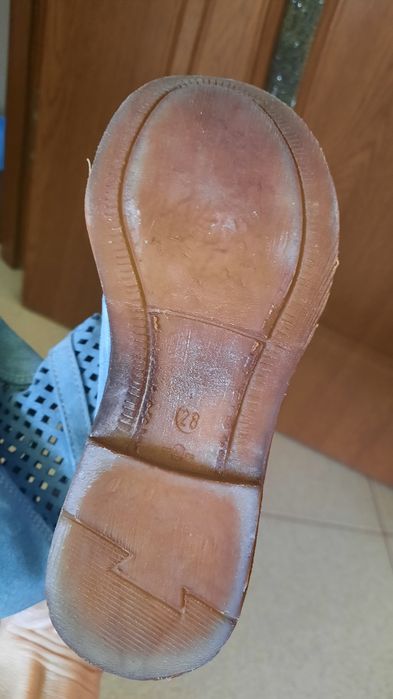 Детски ботуши естествен велур