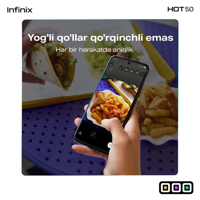 Infinix HOT 50 6+6/256. Uzimei ro'yhatdan o'tgan.