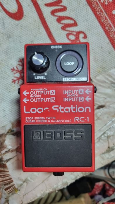 Pedală de efect looper Boss rc -1
