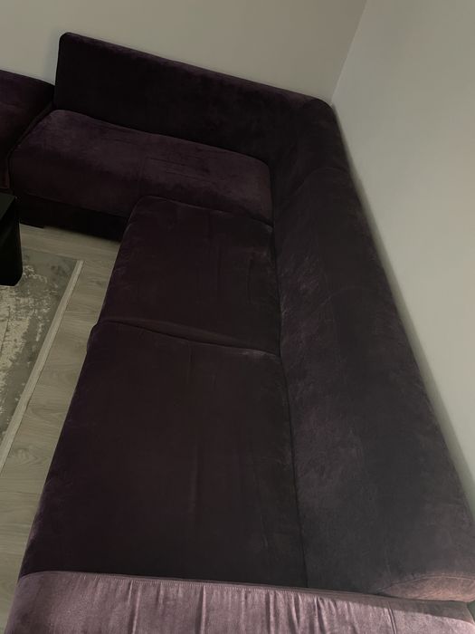 Canapea pe colt + fotoliu