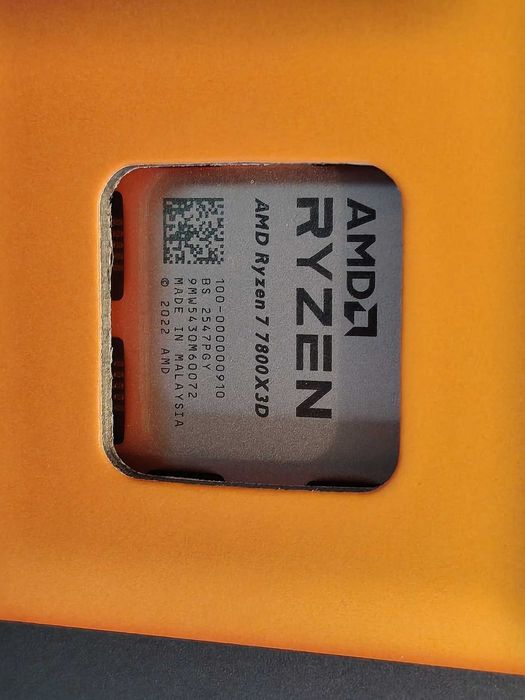 НОВ ! AMD Ryzen 7 7800X3D процесор 8C/16T, 4.2–5.0GHz, 104MB, AM5, Radeon Graphics, 120W