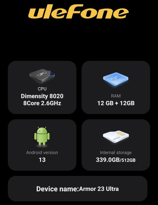 Ulefone Armor 23 Ultra cu husa