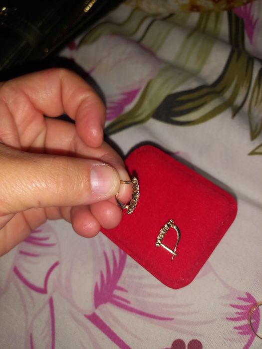 Серги золотые детские