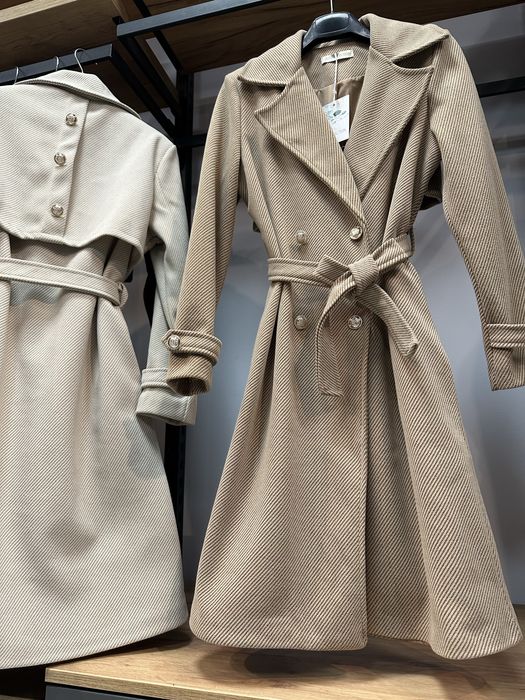 Дамско дълго палто 4 цвята