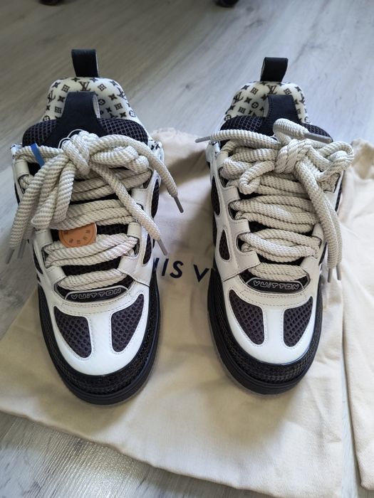 Louis Vuitton skates alb negru 40