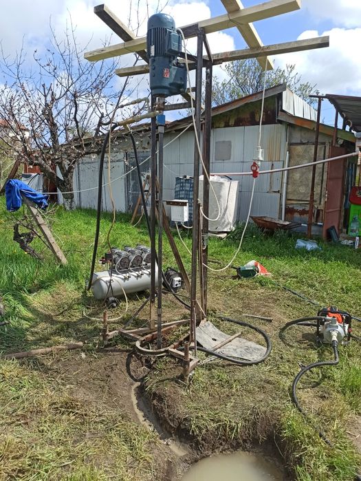 Сондажна машина до 50 метра! В отлично състояние!