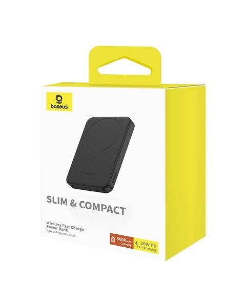 Преносима батерия Baseus Magnetic Mini,  MagSafe, 20W, 5000mAh