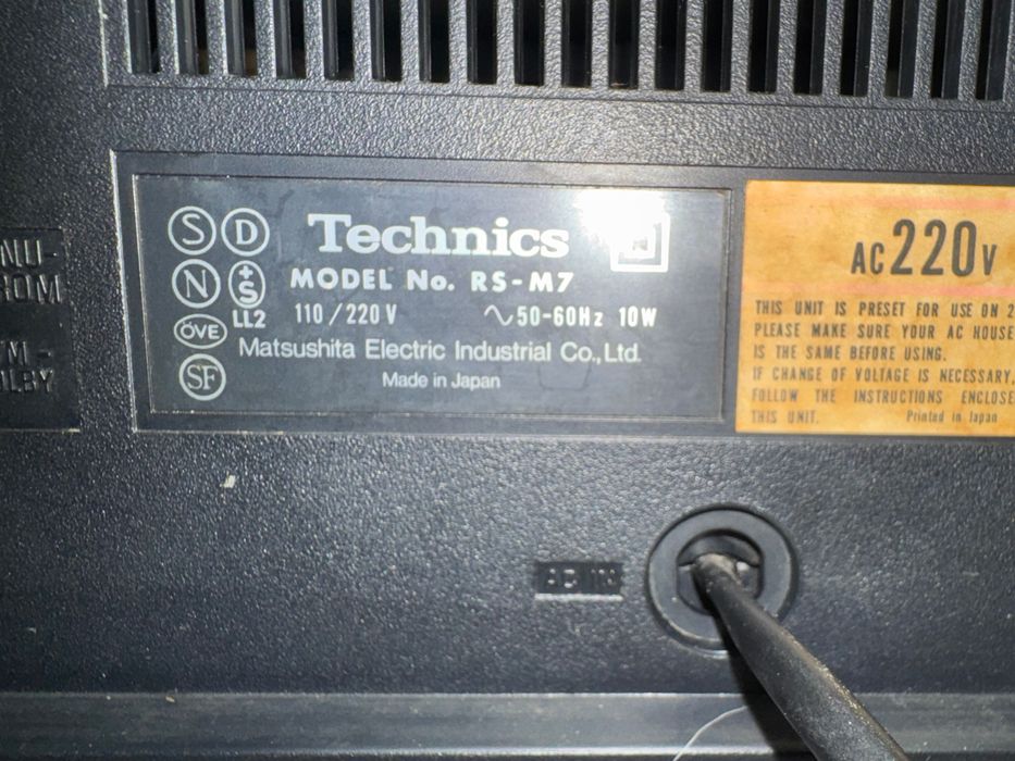 Technics М7 стерео дек