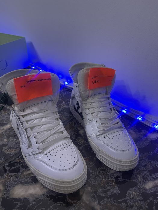 Vand adidasi off white court 3.0, originali, factura, cutie la ei