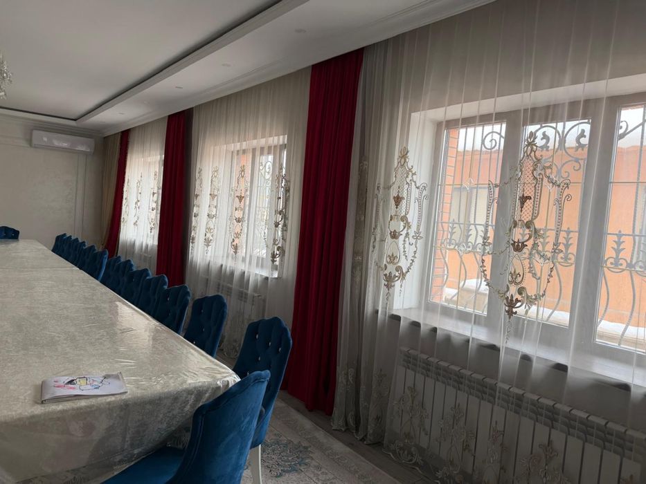 Комлект штор с тюлем